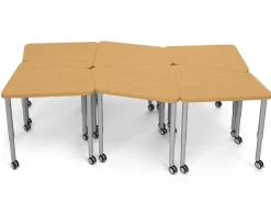 Modern Edge Mobile Mosaic Student Desk