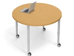 Modern Edge Mobile Round Tables