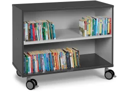 Modern Edge Mobile 2-Shelf All-Purpose Storage Unit
