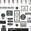 Modern Farmhouse Motivational Bulletin Board Set