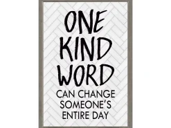 Modern Farmhouse One Kind Word Poster