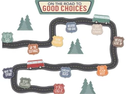 Moving Mountains on the Road to Good Choices Bulletin Board Set