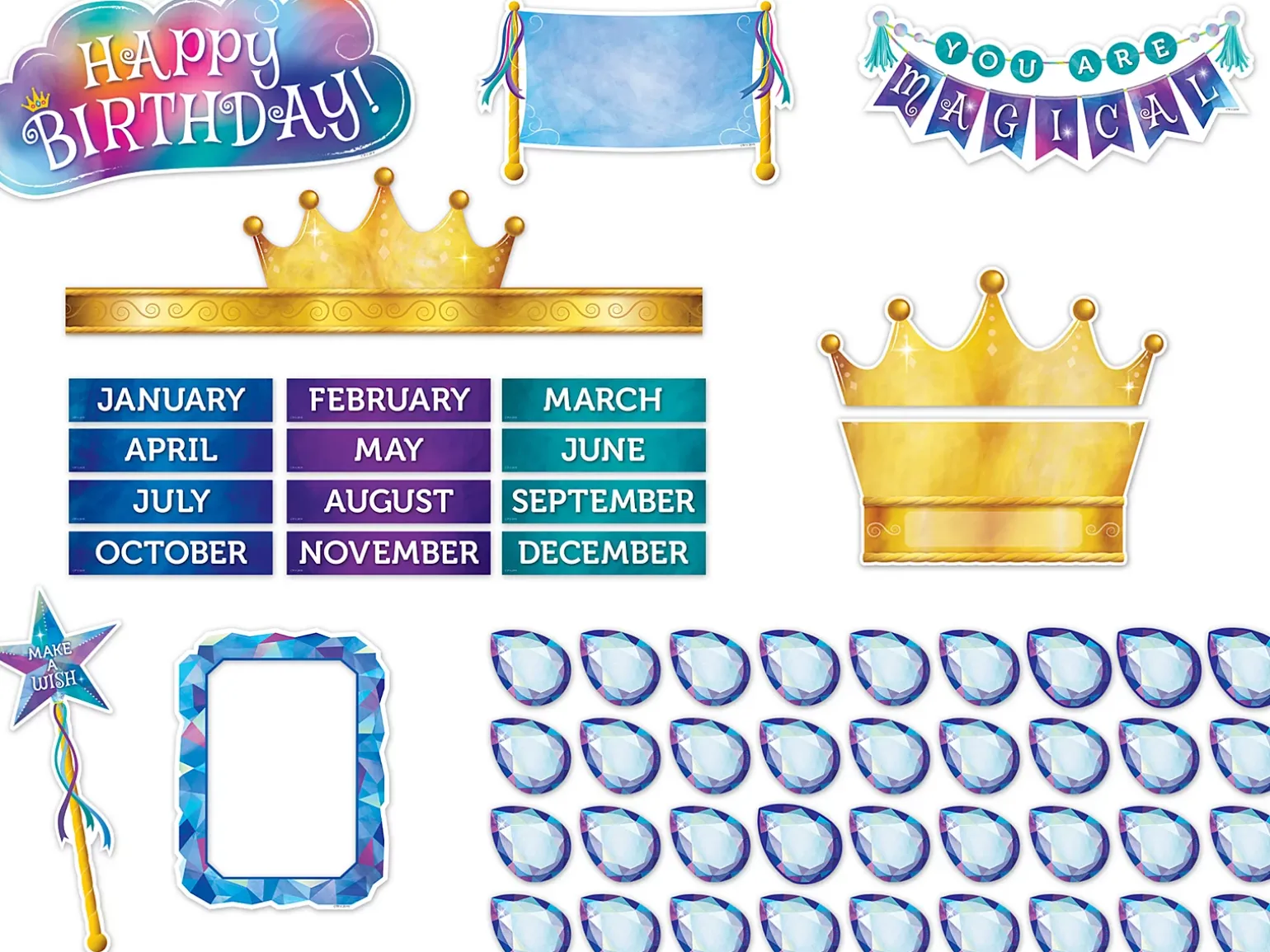 Mystical Magical Birthday Bulletin Board Set
