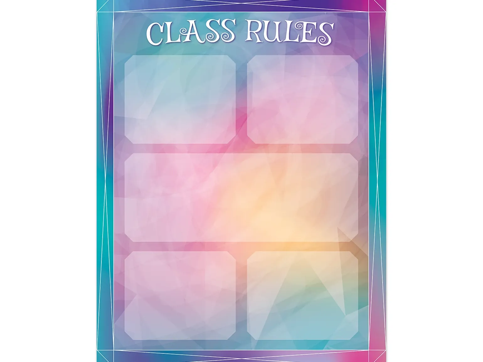 Mystical Magical Classroom Rules Poster