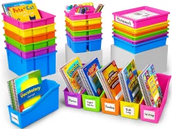 Neon Classroom Storage Bin Bundle