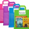 Neon Sort & Store Book Totes - Set of 4