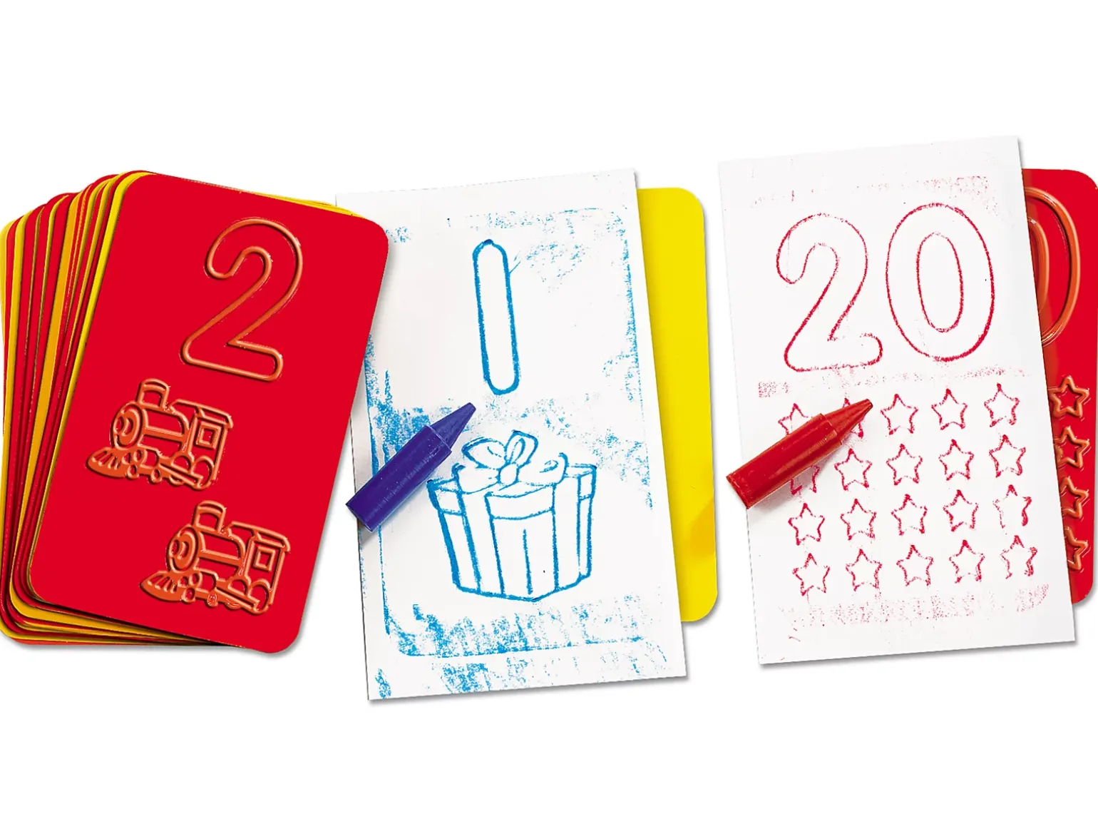 Number & Counting Beginning Skills Rubbing Plates