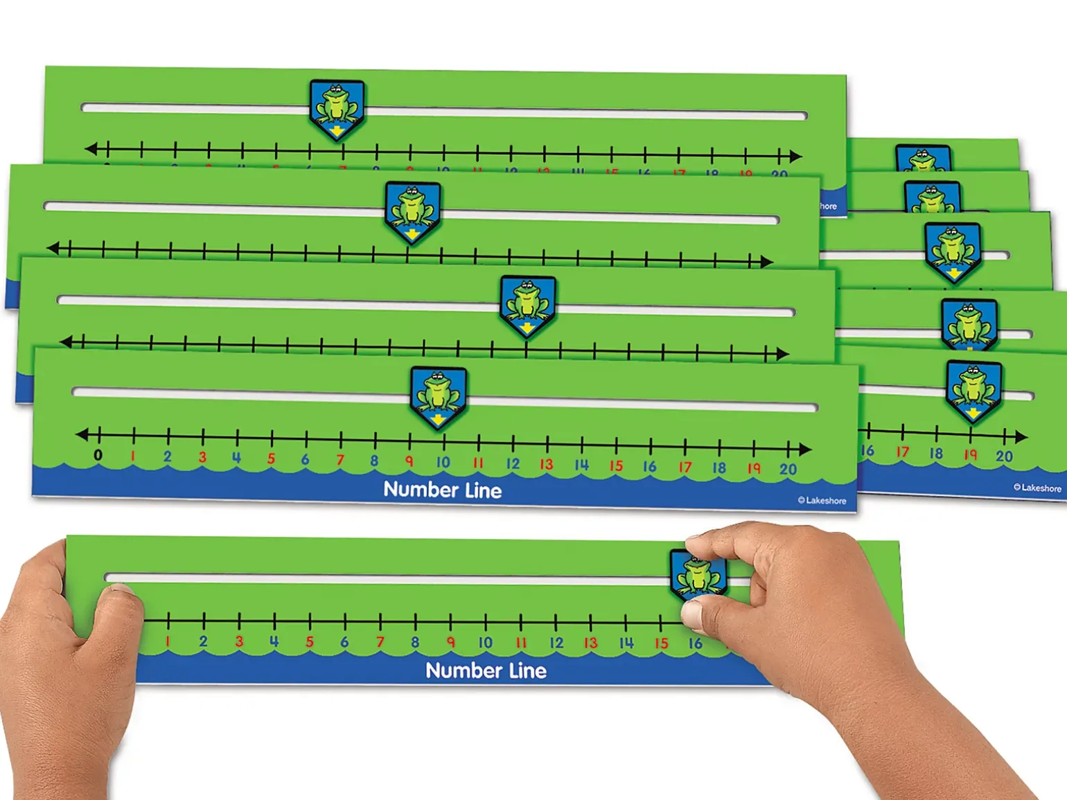 Number Line Slider Boards - Set of 10