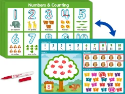Numbers & Counting Write & Wipe Boards - Set of 10