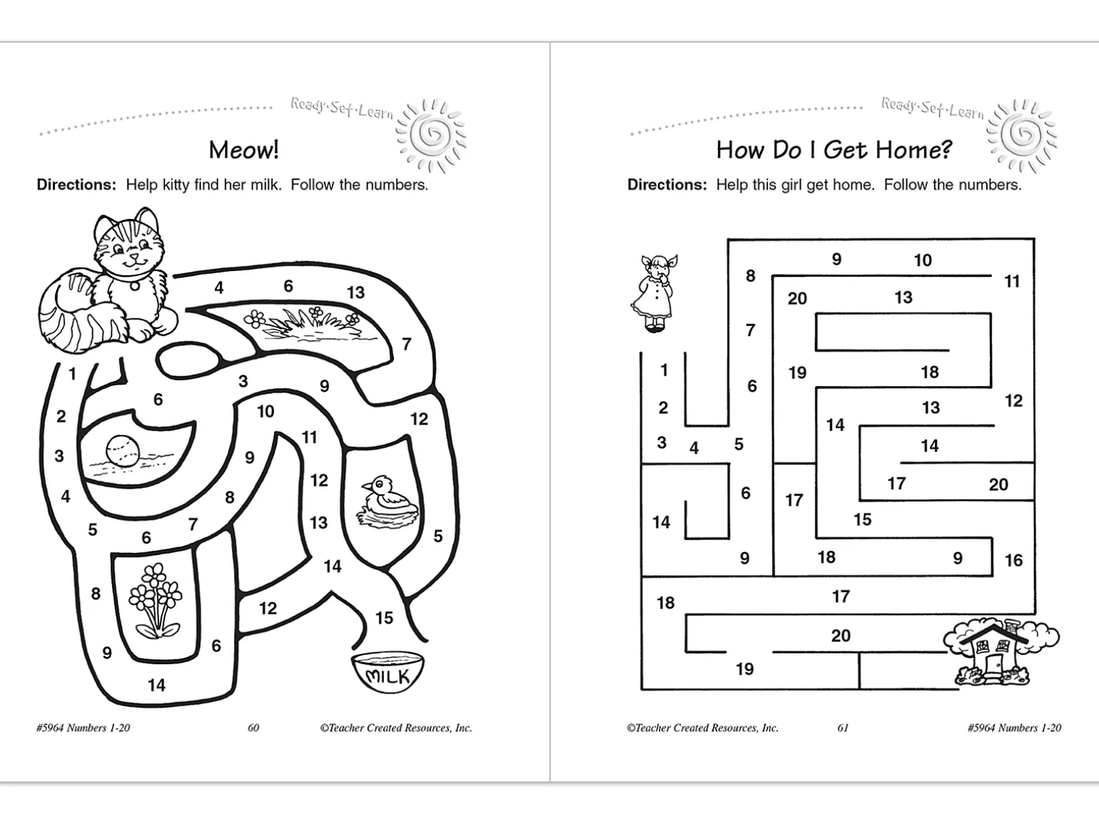 Numbers 1-20 Workbook