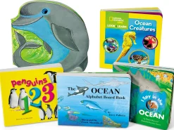 Ocean Animals Board Book Library