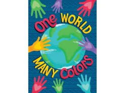 One World Many Colors Poster