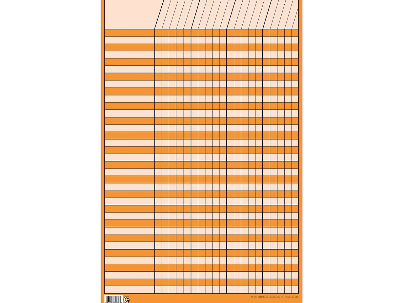 Orange Small Incentive Chart