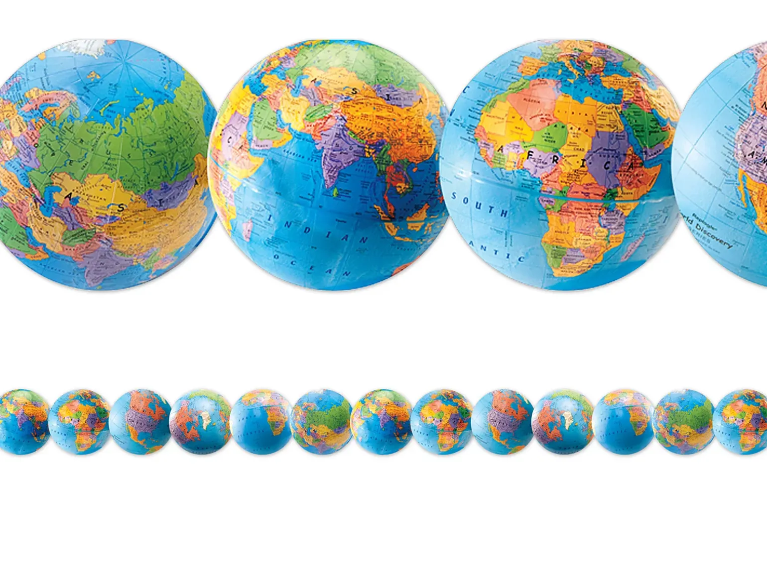 Our World Globe Border