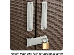 Outdoor Lockable Storage Cabinet