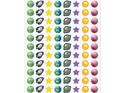 Outer Space Crew Mini Stickers