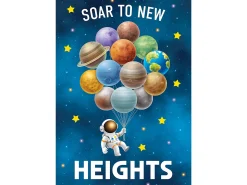 Outer Space Crew Soar to New Heights Poster