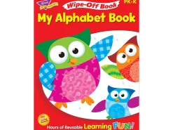 Owl-Stars!® Alphabet Write & Wipe Workbook
