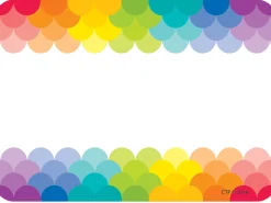 Painted Palette Rainbow Name Tags