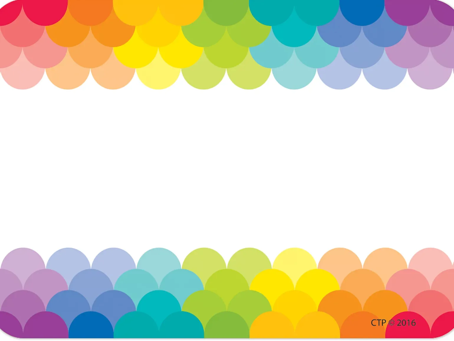 Painted Palette Rainbow Name Tags