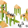 Panda Village Block Set