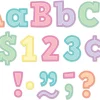 Pastel Pop 4" Punch-Out Letters