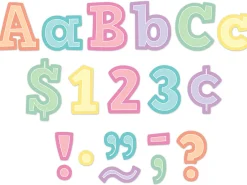 Pastel Pop 4" Punch-Out Letters