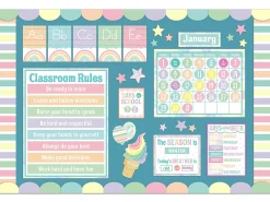 Pastel Pop Scalloped Border