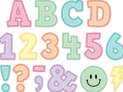 Pastel Pop 2" Self-Adhesive Punch-Out Letters