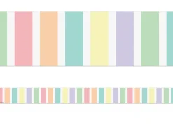 Pastel Pop Striped Border