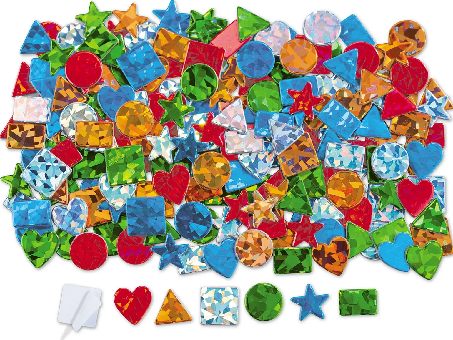 Peel & Stick Shimmer Shapes