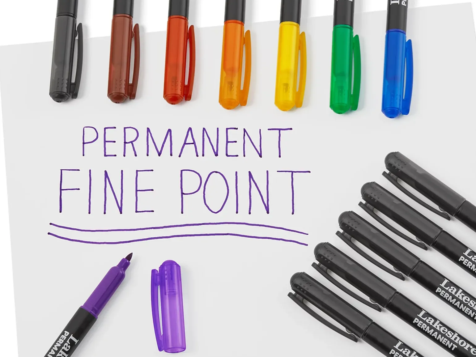Permanent Thin-Line Markers