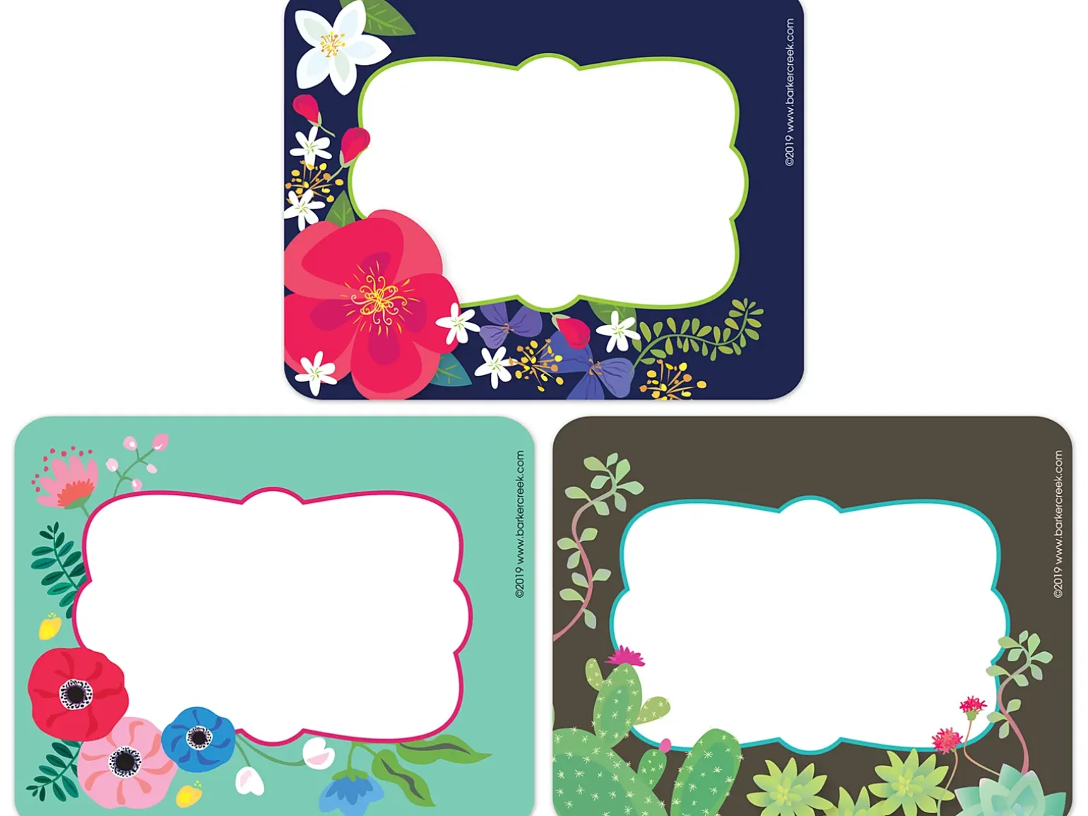 Petals & Prickles Name Tags - Variety Pack