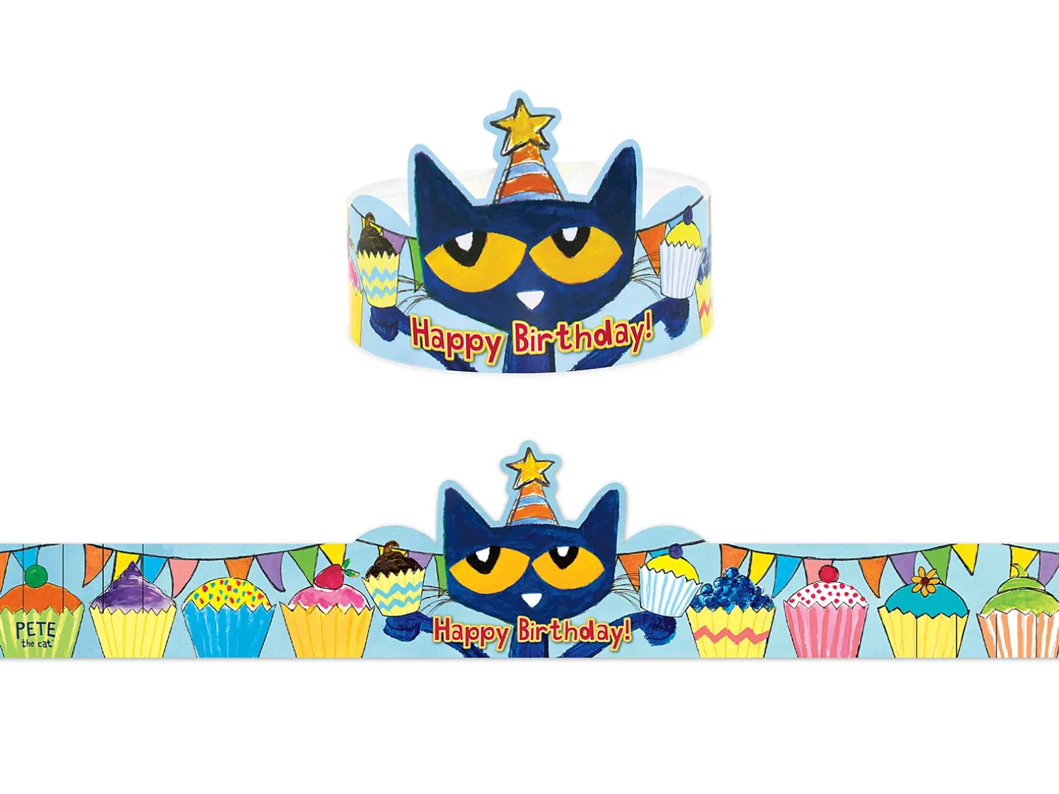 Pete the Cat® Birthday Crowns