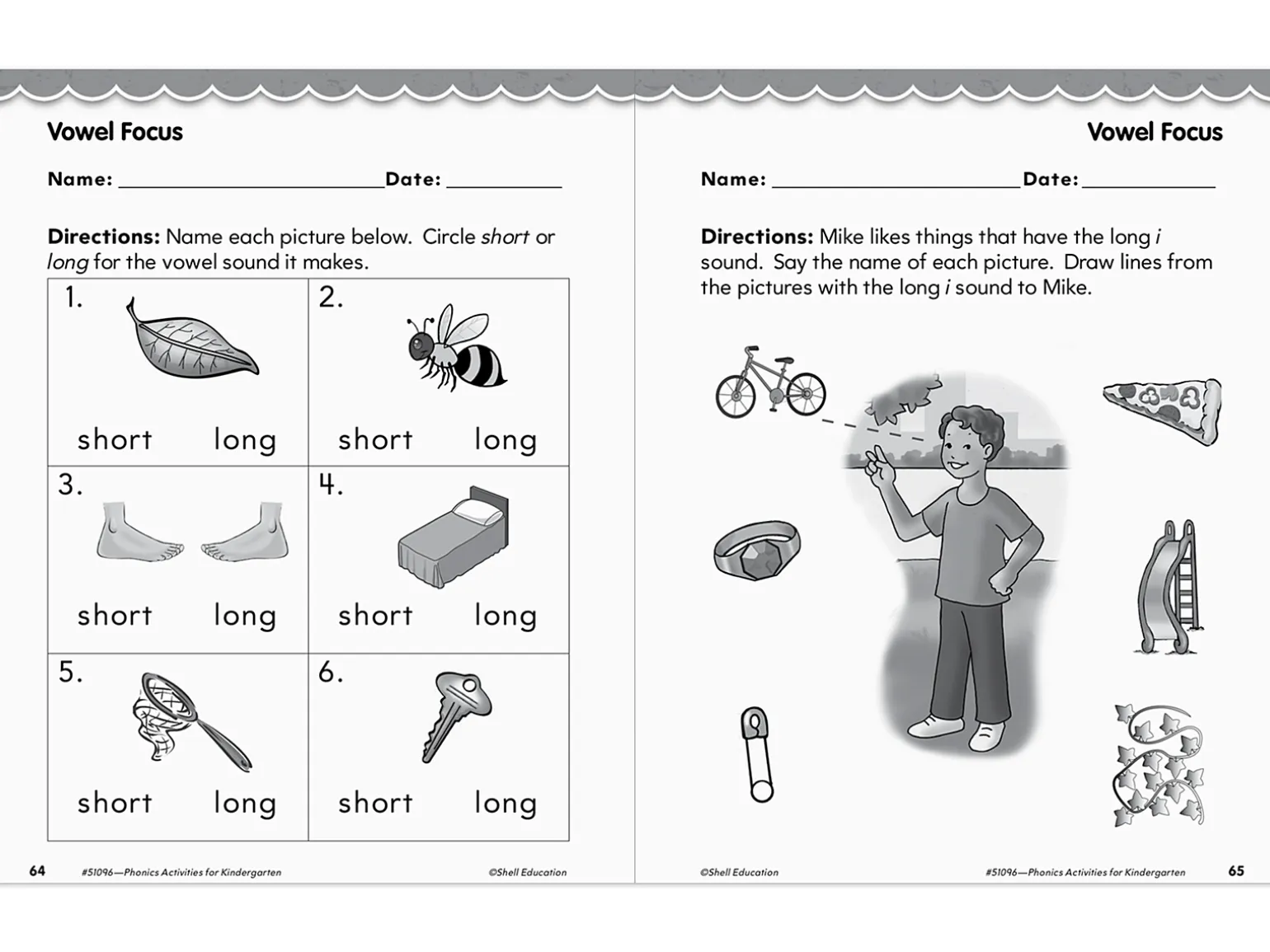 Phonics for Kindergarten Workbook