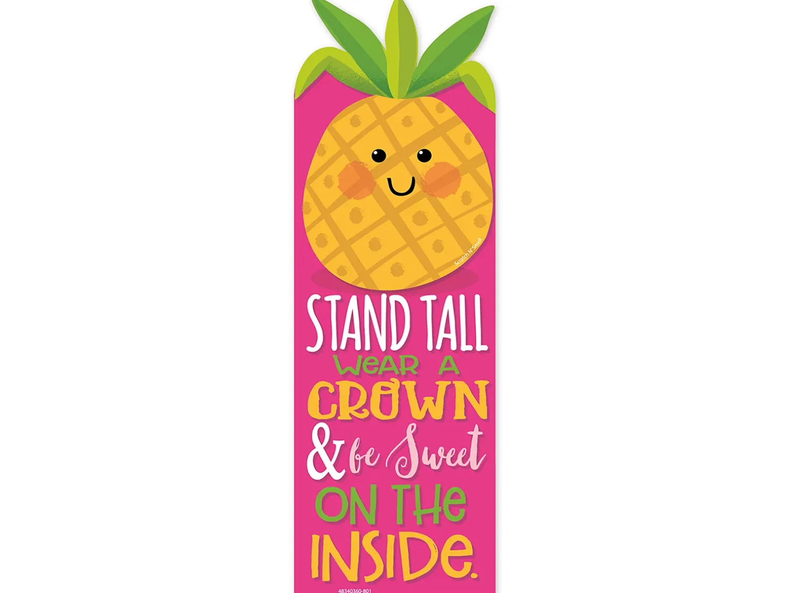 Pineapple-Scented Bookmarks