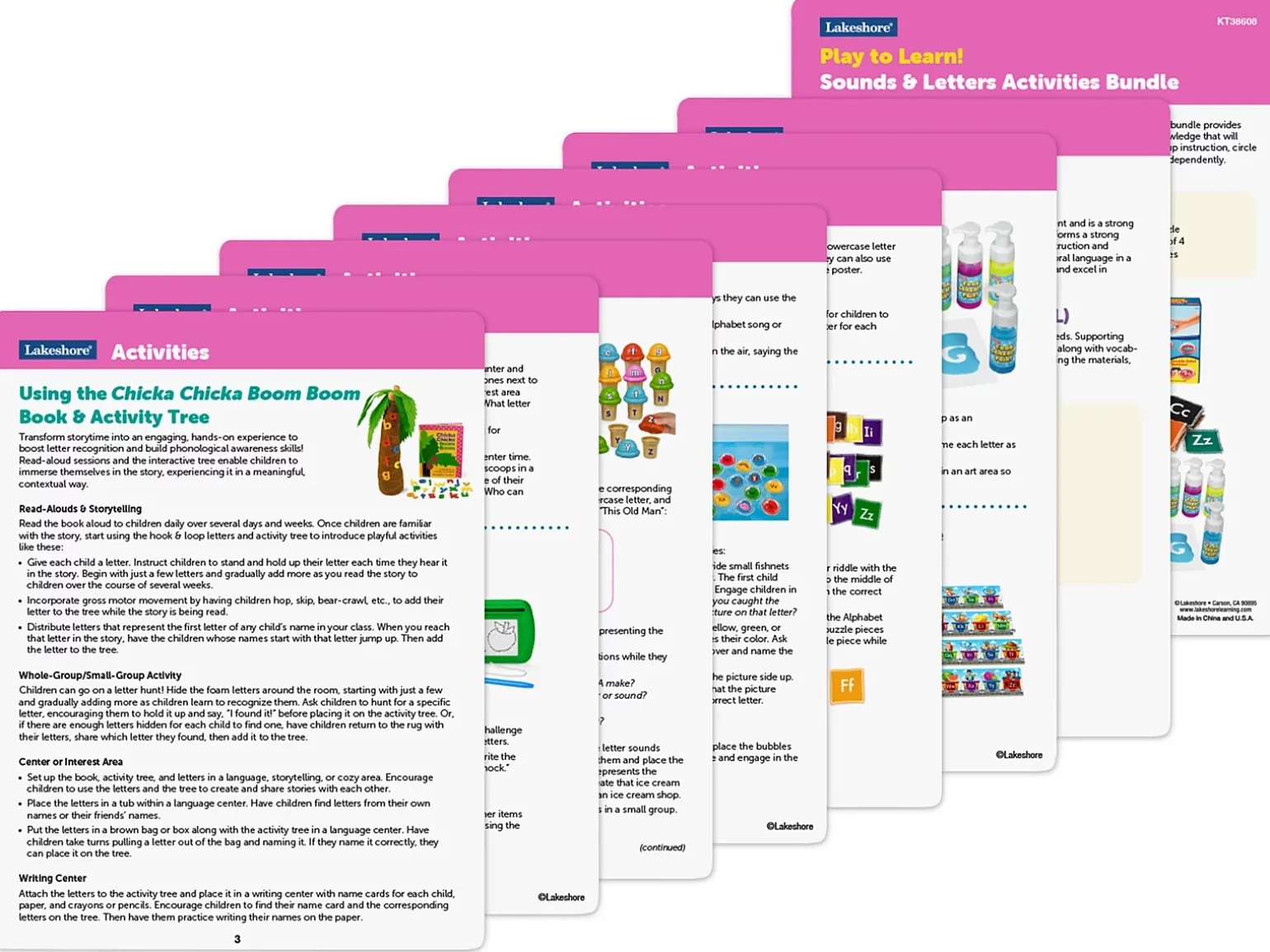Play to Learn! Sounds & Letters Activities Bundle