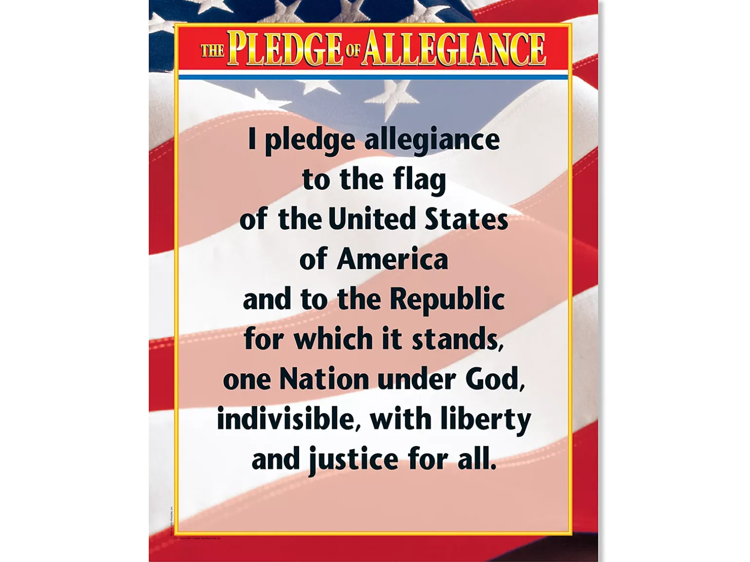 Pledge of Allegiance Poster