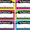 Polka Dot Incentive Punch Cards