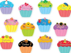 Poppin’ Patterns Cupcake Calendar Accents