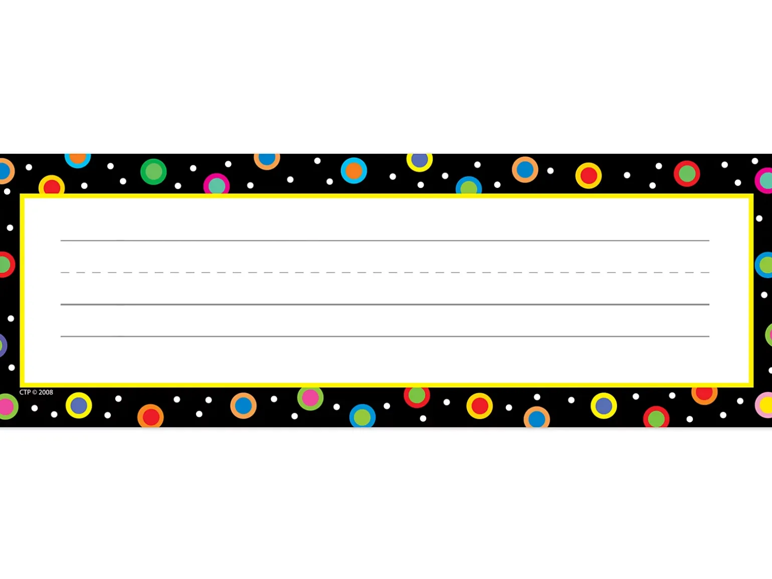Poppin’ Patterns Nameplates