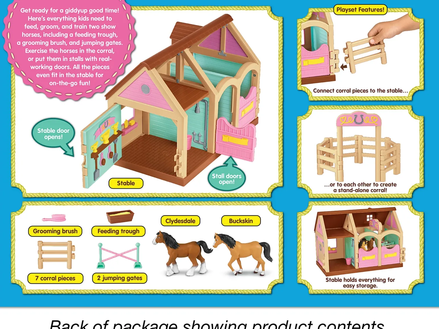 Precious Ponies Playset