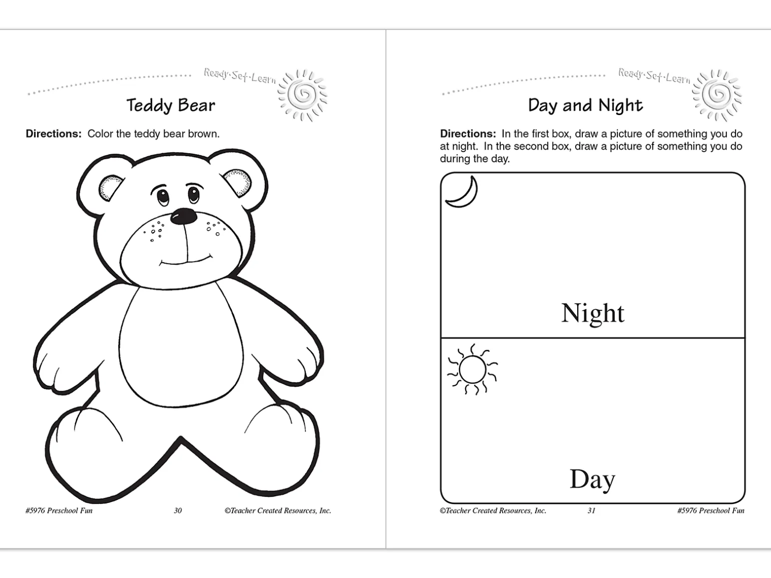 Preschool Fun Workbook