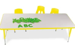Rainbow Adjustable Rectangular Tables