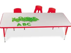 Rainbow Adjustable Rectangular Tables