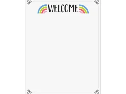 Rainbow Doodles Welcome Poster