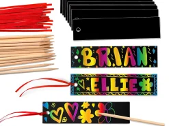 Rainbow Scratch Bookmarks
