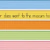 Rainbow Sentence Strips