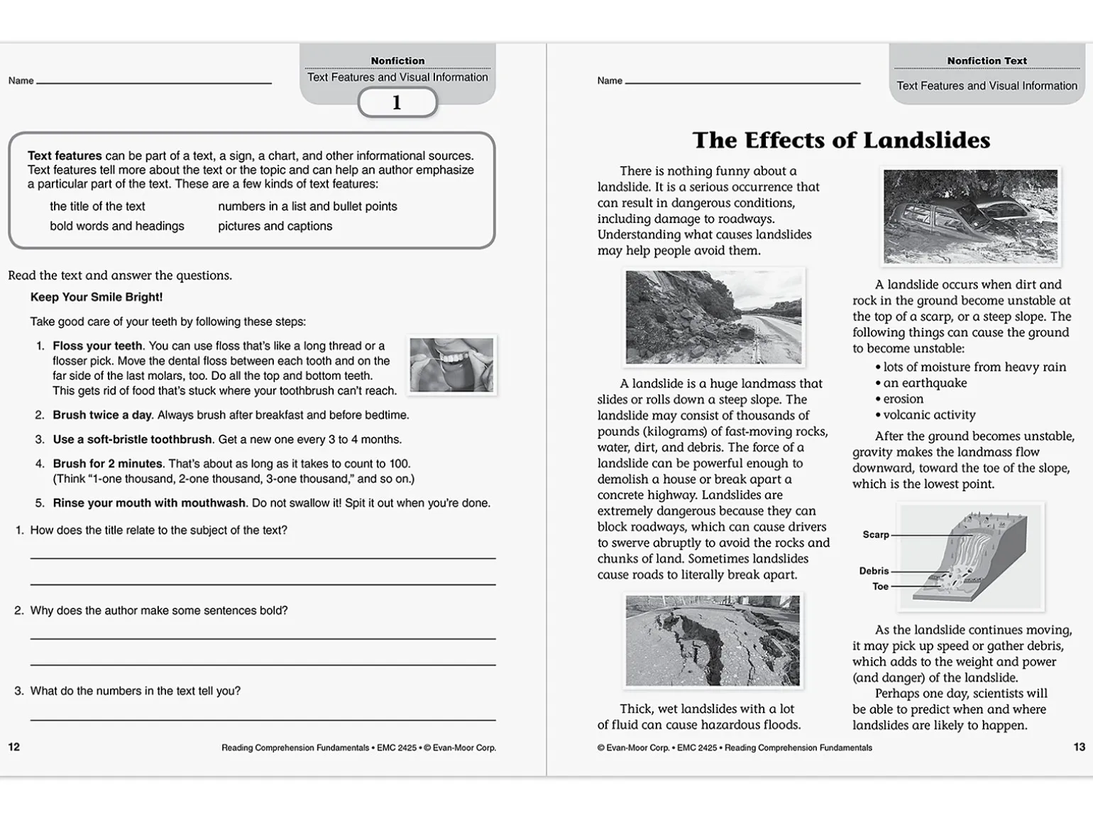 Reading Comprehension Fundamentals Workbook - Gr. 5