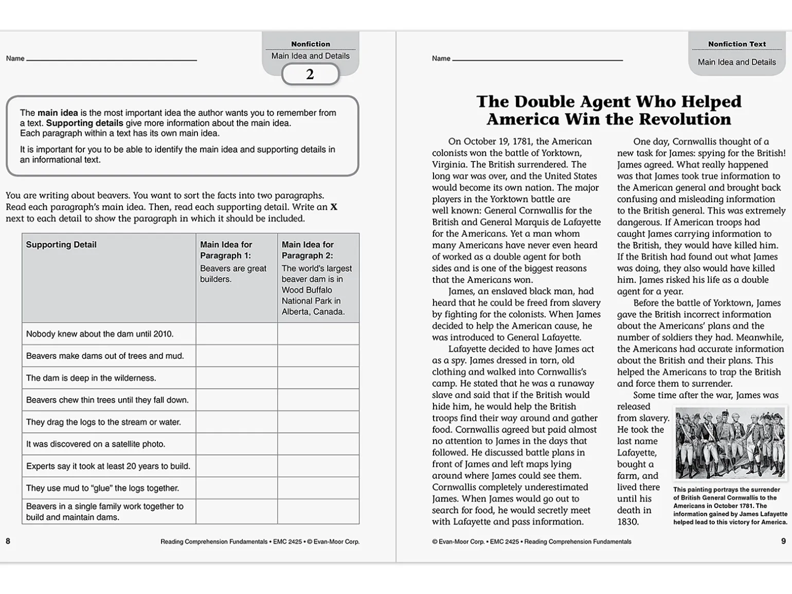 Reading Comprehension Fundamentals Workbook - Gr. 5